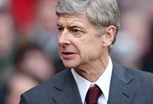 Arsenal V Bolton Wanderers 2008-09 Prints: Arsene Wenger Celebrates Arsenal's 1-0 Victory over Bolton Wanderers (2009)