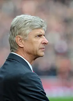 Arsenal V Queens Park Rangers 2012-13 Prints: Arsene Wenger Celebrates Arsenal's 1-0 Victory Over Queens Park Rangers in the Barclays Premier League