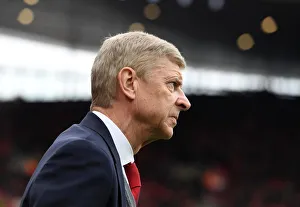 Arsene Wenger Celebrates Arsenal's 3:0 Victory Over Stoke City in the Premier League at Emirates Stadium (January 2018)