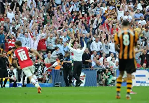 Arsene Wenger Celebrates FA Cup Victory with Arsenal vs Hull City (2014)
