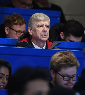 Arsene Wenger at Chelsea v Arsenal - Carabao Cup Semi-Final: First Leg
