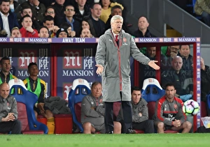 Crystal Palace V Arsenal 2016-17 Prints: Arsene Wenger at Crystal Palace: Arsenal vs. Crystal Palace, Premier League 2016-17