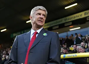Arsene Wenger: Deep in Thought Before Norwich City Clash (2012-13)