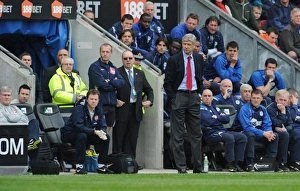 Wigan Athletic V Arsenal 2009-10 Prints: Arsene Wenger: Defiant in Defeat at Wigan Athletic, FA Barclays Premier League, 18/4/2010