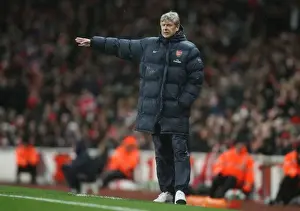 Arsenal V Chelsea 2009-10 Prints: Arsene Wenger: Disappointment at Arsenal's 0:3 Loss to Chelsea