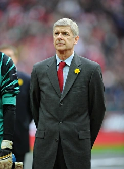Arsenal V Birmingham City - Carlin Cup Final 2010-11 Prints: Arsene Wenger: Disappointment at Arsenal's Carling Cup Final Defeat to Birmingham City (27/2/2011)
