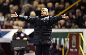 Burnley V Arsenal - Carling Cup 1-4 Final 2008-09 Prints: Arsene Wenger: Disappointment at Burnley in Quarterfinals