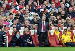 Images Dated 2nd April 2011: Arsene Wenger at Emirates Stadium: Arsenal vs. Blackburn Rovers, Barclays Premier League
