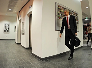 Arsene Wenger at Emirates Stadium: Arsenal vs. Liverpool, FA Cup Fifth Round, 2014