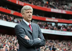 Arsene Wenger at Emirates Stadium: Arsenal vs Norwich City, 2012