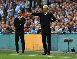 Arsene Wenger at the FA Cup Semi-Final: Arsenal vs Manchester City