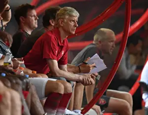 Arsenal V Chelsea - Pre Season 2017-18 Prints: Arsene Wenger Faces Off Against Chelsea: Arsenal's Pre-Season Clash in Beijing, 2017