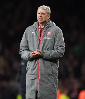 Arsenal V Leicester City 2016-17 Prints: Arsene Wenger Faces Off Against Leicester City in the Premier League 2016-17