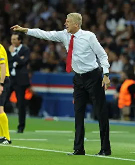 Paris Saint Gernain V Arsenal 2016-17 Prints: Arsene Wenger Faces Off Against Paris Saint-Germain in 2016-17 Champions League Showdown