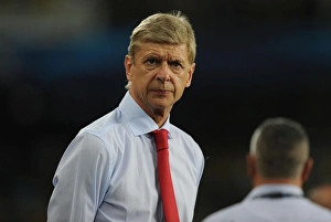 Fenerbahce V Arsenal 2013-14 Prints: Arsene Wenger before Fenerbahce v Arsenal, UEFA Champions League Play-offs (2013)