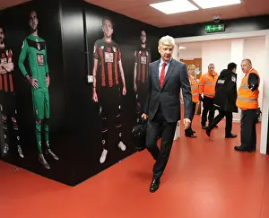 Bournemouth V Arsenal 2015-16 Prints: Arsene Wenger: Focused Ahead of Arsenal's Clash against Bournemouth (2016)