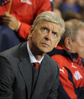 Tottenham Hotspur V Arsenal Capital One Cup 2015/16 Prints: Arsene Wenger: Focused Before Arsenal vs. Tottenham Capital One Cup Clash, 2015