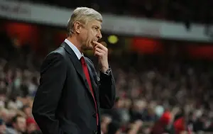 Arsene Wenger: Focused at the Emirates - Arsenal v Fulham, Premier League 2011