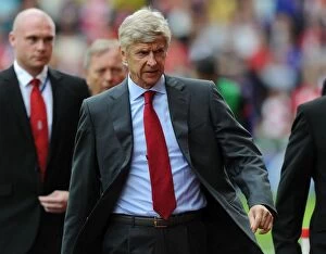 Images Dated 26th August 2012: Arsene Wenger: Focused Before Stoke City (2012-13)