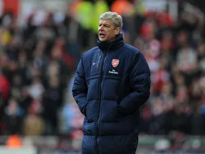 Stoke City V Arsenal 2011-12 Prints: Arsene Wenger at the Frontline: Arsenal vs Stoke City, Premier League Clash, 2011-12