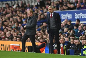 Everton V Arsenal 2017-18 Prints: Arsene Wenger at Goodison Park: Premier League Clash 2017-18 (Everton vs Arsenal)