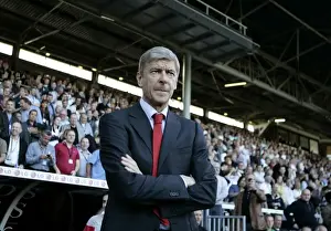 Fulham V Arsenal 2009-10 Prints: Arsene Wenger Guides Arsenal to a 1-0 Premier League Victory over Fulham