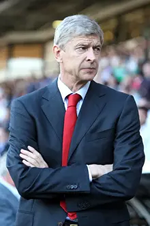 Fulham V Arsenal 2009-10 Prints: Arsene Wenger Guides Arsenal to a 1-0 Win Over Fulham in the Premier League, 2009