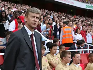 Arsenal V Inter Milan 2007-08 Prints: Arsene Wenger Guides Arsenal to 2-1 Victory over Inter Milan at Emirates Cup, 2007