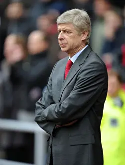 Sunderland V Arsenal 2011-12 Prints: Arsene Wenger Guides Arsenal to a 2-1 Victory over Sunderland in the Premier League (November 2)