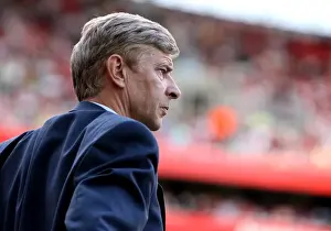 Arsenal V Inter Milan 2007-08 Prints: Arsene Wenger Guides Arsenal to a 2:1 Victory over Inter Milan at Emirates Cup, 2007
