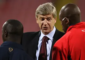 Steaua Bucharest V Arsenal 2007-08 Prints: Arsene Wenger Guides Arsenal to UEFA Champions League Victory over Steaua Bucharest (0-1)