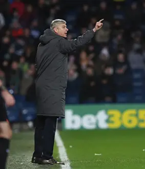 West Bromwich Albion V Arsenal 2017-18 Prints: Arsene Wenger at The Hawthorns