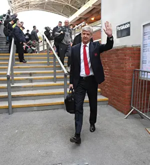 Crystal Palace V Arsenal 2016-17 Prints: Arsene Wenger Heads to Selhurst Park Before Crystal Palace vs Arsenal (2017)