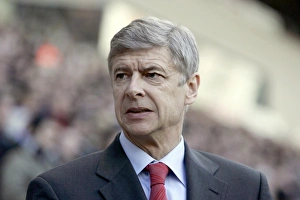 Wigan Athletic V Arsenal 2007-08 Prints: Arsene Wenger at the Helm: 0-0 Stalemate Against Wigan Athletic