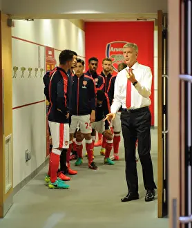 Arsenal V Chelsea 2016-17 Prints: Arsene Wenger in the Home Changing Room - Arsenal vs Chelsea, 2016-17 Premier League
