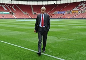 Images Dated 26th August 2012: Arsene Wenger: Intense Focus Ahead of Stoke City Clash (2012-13)