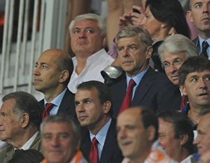 Arsene Wenger and Ivan Gazidis: Montpellier v Arsenal, 2012-13 UEFA Champions League