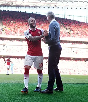 Arsene Wenger and Jack Wilshere: A Moment from Arsenal's 2017-18 Premier League Season