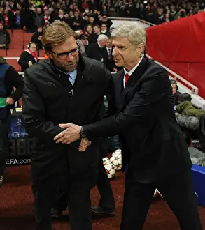 Arsene Wenger and Jurgen Klopp: United Kingdom Clash in Arsenal vs. Borussia Dortmund UEFA Champions League (2014)