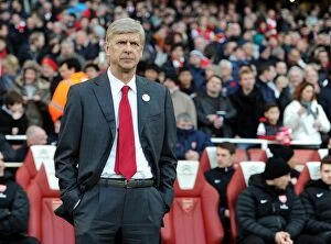 Images Dated 8th December 2012: Arsene Wenger Leading Arsenal in the 2012-13 Premier League: Arsenal vs. West Bromwich Albion