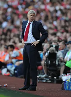 Arsenal V Boca Juniors 2011-12 Prints: Arsene Wenger Leading Arsenal at Emirates Cup against Boca Juniors, 2011