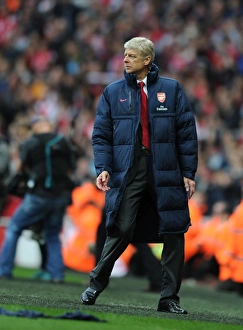 Arsenal V Manchester City 2011-12 Prints: Arsene Wenger Leading Arsenal Against Manchester City, Premier League 2011-12