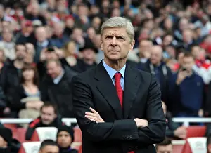Arsenal V Tottenham Hotspur 2012-13 Prints: Arsene Wenger Leading Arsenal Against Tottenham Hotspur in the Premier League (2012-13)