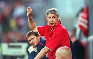 Images Dated 7th August 2006: Arsene Wenger Leads Arsenal to 1:2 Win Over SV Mattersburg in Pre-Season Friendly