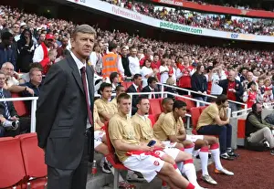 Arsenal V Inter Milan 2007-08 Prints: Arsene Wenger Leads Arsenal to 2-1 Victory over Inter Milan at Emirates Cup, 2007