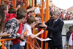 Barnet V Arsenal 2010-11 Prints: Arsene Wenger Leads Arsenal to 4-0 Pre-Season Victory over Barnet, 2010