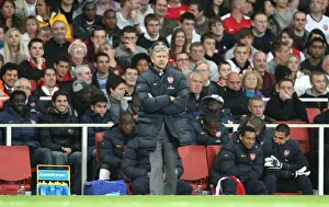 Arsene Wenger Leads Arsenal to 6-0 Carling Cup Victory over Sheffield United, Emirates Stadium, 2008
