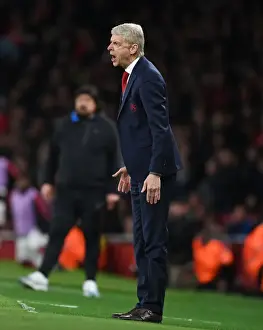 Arsenal V Atletico Madrid 2017-18 Prints: Arsene Wenger Leads Arsenal Against Atletico Madrid in Europa League Semi-Final