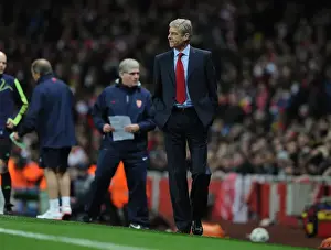 Arsenal V Borussia Dortmund 2011-12 Prints: Arsene Wenger Leads Arsenal Against Borussia Dortmund in the Champions League, 2011