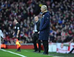 Arsenal V Burnley FA Cup 4th Rd 2016 Prints: Arsene Wenger Leads Arsenal Against Burnley in FA Cup Fourth Round